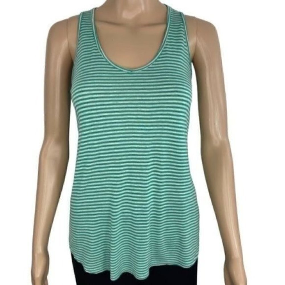 Ella Moss 100% Rayon sleeveless striped tank top size small
